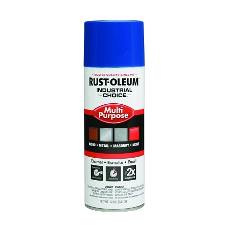 Industrial Choice 1600 System Enamel Aerosol, 12 oz, True Blue, High-Gloss 647-1626830V