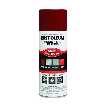 Industrial Choice 1600 System Enamel Aerosols, 12 oz, Cherry Red, High-Gloss 647-1664830V