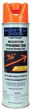 Industrial Choice M1600/M1800 System Precision-Line Inverted Marking Paint, 17 oz, Fluorescent Orange, M1800 Water-Based 647-203036