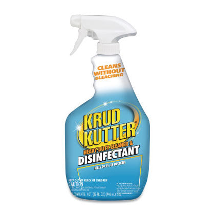 Krud Kutter Heavy Duty Cleaner and Disinfectant, 32 oz Spray Bottle, Unscented 647-DH326