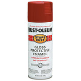 Stops Rust Protective Enamel Spray Paint, 12 oz, Aerosol Can, Regal Red, Gloss Finish 647-7765830