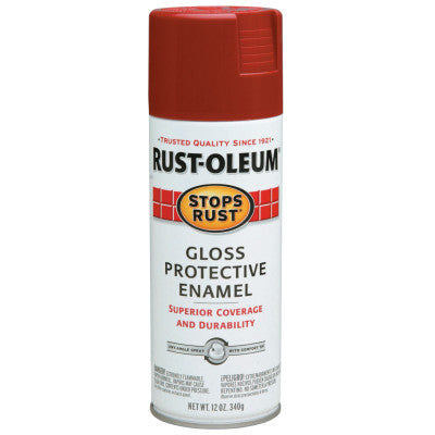 Stops Rust Protective Enamel Spray Paint, 12 oz, Aerosol Can, Regal Red, Gloss Finish 647-7765830