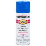 Stops Rust Protective Enamel Spray Paint, 12 oz, Aerosol Can, Sail Blue, Gloss Finish 647-7724830