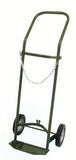Medical Series Cart, Holds 1 Cylinder, 9-1/2 in dia, 8 in Semi-Pneumatic Wheels 339-250-0