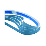 BlueFire Cloth File Belt, R823P, 1/2 in W x 12 in L, 1500 Grit, Zirconia Alumina 547-78072770471