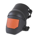 KneePro Hybrid Ultra Flex III Knee Pad, Elastic Straps w/Speed Clips, Blk/Org, Universal Size 851-S96211