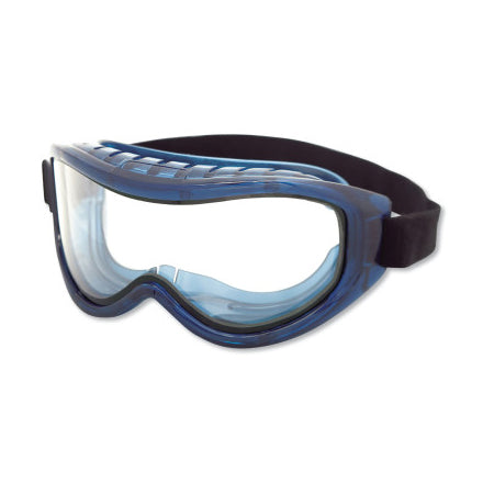 Odyssey II Series Industrial Dual-Lens Goggle, Clear Lens, Blue Fr, OTG, AF/HC 851-S80200