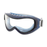 Odyssey II Series Chem Splash Dual-Lens Goggle, Clear Tint, Blue Fr, OTG, AF/HC 851-S80201