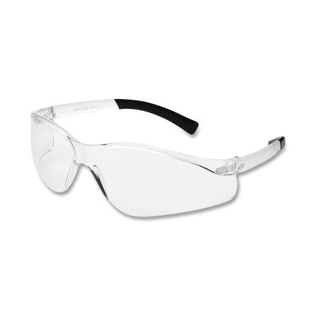 X330 Series Protective Eyewear Safety Glasses, Clear Lens, Polycarbonate, Clear Frame, Hard Coat 851-S73401
