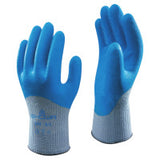 305 Latex Coated Gloves, Large, Blue/Gray 845-305L-09