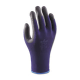 380 Coated Gloves, 7/Medium, Black/Blue 845-380M-07