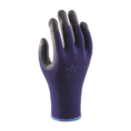380 Coated Gloves, 7/Medium, Black/Blue 845-380M-07