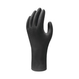 6112PF Biodegradable Nitrile Disposable Gloves, X-Small, Black, 4 mil 845-6112PFXS