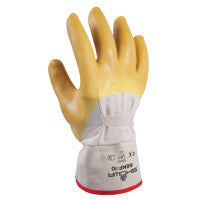 66NF General Purpose Latex Coated Gloves, Large, White/Natural 845-66NF-10