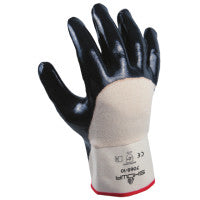 7066 Series Gloves, 10/X-Large, Navy/White, Palm Coated, Smooth Grip 845-7066-10