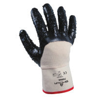 7066 Series Gloves, 10/X-Large, Navy/White, Palm Coated, Rough Grip 845-7066R-10