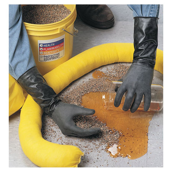 Butyl II Chemical-Resistant Gloves, Size 10, Black 845-874R-10