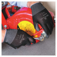 Hi-Tech Polyurethane Coated Gloves, X-Large, Black/Gray 845-BO500B-XL
