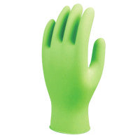 7705PFT Disposable Nitrile Gloves, Powder Free, 4 mil, Medium, Fluorescent Green 845-7705PFTM