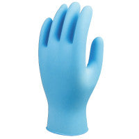 8005 Series Disposable Nitrile Gloves, Lightly Powdered, 8 mil, Small, Blue 845-8005S