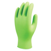 9500PF Disposable Nitrile Gloves, Powder Free, 5 mil, X-Small, Fluorescent Green 845-9500PFXS