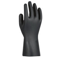 N-DEX 9700 Series Disposable Nitrile Gloves, Powder Free, 6 mil, X-Large, Black 845-9700PFXL