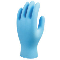 7005 Series Disposable Nitrile Gloves, Powder Free, 4 mil, Small, Blue 845-7005PFS