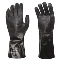 Neoprene Protective Gloves, Black, Rough, Size 10 845-6784R-10