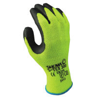 S-Tex 300 Rubber Palm-Coated Gloves, Medium, Black/Hi-Viz Yellow 845-S-TEX300M-08