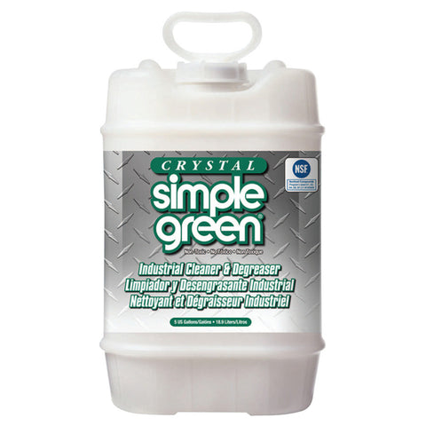 Crystal Simple Green Industrial Cleaner and Degreaser, 5 gal, Pail, Unscented 676-0600000119005