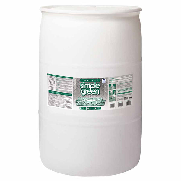 Crystal Simple Green Industrial Cleaner and Degreaser, 55 gal, Drum, Unscented 676-0600000119055