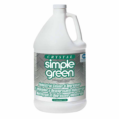 Crystal Simple Green Industrial Cleaner and Degreaser, 1 gal, Jug, Unscented 676-0610000619128