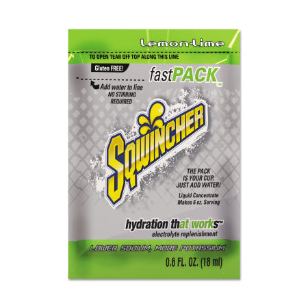 Fast Pack Drink Mix, Lemon-Lime, 0.6 fl oz, Pack, Yields 6 oz 690-159015308