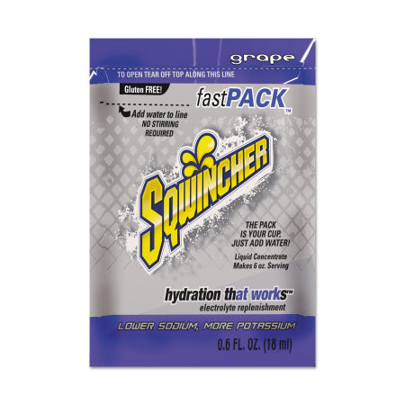 Fast Pack Drink Mix, Grape, 0.6 fl oz, Pack, Yields 6 oz 690-159015302