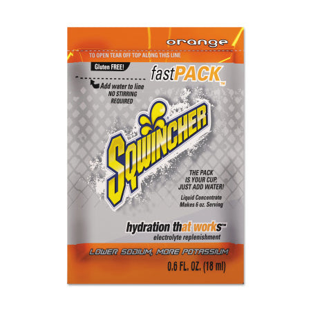Fast Pack Drink Mix, Orange, 0.6 fl oz, Pack, Yields 6 oz 690-159015304