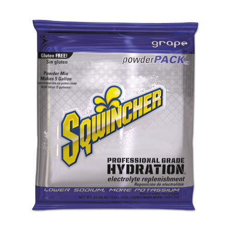 Powder Packs, Grape, 47.66 oz, Pack, Yields 5 gal 690-159016406