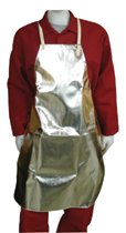 Aluminized Fabric Aprons, 24 in X 36 in, Aluminized Rayon 703-AR36B