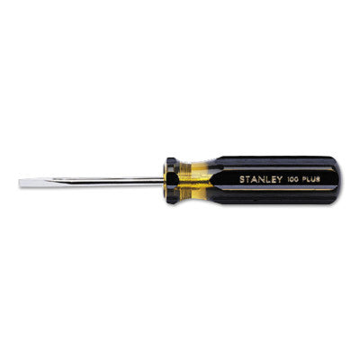 100 Plus Light Blade Cabinet Tip Screwdrivers, 3/16 in, 6 3/4 in Overall L 680-66-183-A