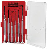 6 Pc Jewelers Screwdriver Set, Phillips, Slotted, 1.4 mm to 3.0 mm 680-66-039
