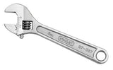 Adjustable Wrench, 12 in Long, 1-3/8 in Opening, Chrome 680-87-473