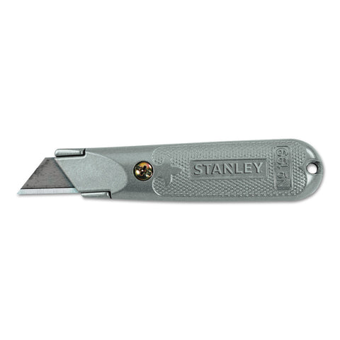 Classic 199 Fixed Blade Utility Knife, 5-1/2 in L, Carbon Steel, Gray 680-10-209