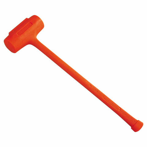 COMPO-CAST Soft-Face Sledge Hammer, 11 lb Head, 3-1/2 in dia Face, 29-7/8 in OAL, Orange 680-57-552