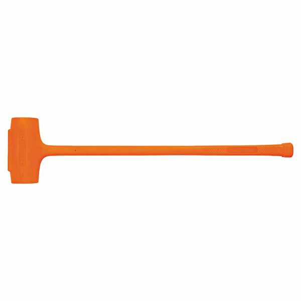 COMPO-CAST Soft-Face Sledge Hammer, 11.5 lb Head, 3-1/2 in dia Face, 36-1/8 in OAL, Orange 680-57-554