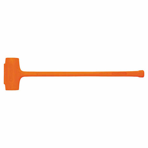 COMPO-CAST Soft-Face Sledge Hammer, 11.5 lb Head, 3-1/2 in dia Face, 36-1/8 in OAL, Orange 680-57-554