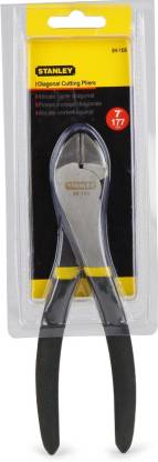 Diagonal Pliers, 7 5/16 in Long, Black 680-84-108
