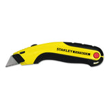 FATMAX Retractable Utility Knife, 6-5/8 in L, Carbon Steel, Metal/Rubber, Yellow/Black 680-10-778