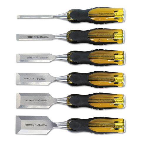 FatMax Short Blade Chisel Sets, 6 Piece, 9 in Long 680-16-971