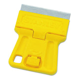 High Visibility Mini Blade Scraper, 1-3/16 in Length, 1-1/2 in Wide, Single-Edge 680-28-100
