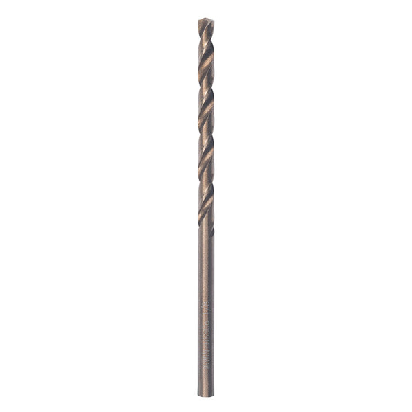 HSS Jobber Length Drill Bit, 3/16 in dia, 3-1/2 in L 585-3016012