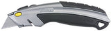Instant Change Utility Knife, 8-1/2 in L, Retractable Steel Blade, Gray 680-10-788